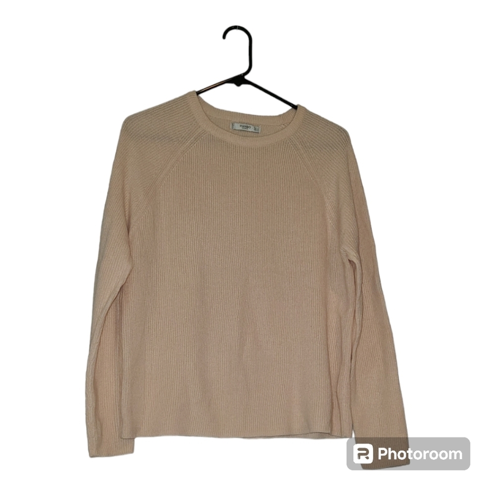 MANGO Basics‎ round neck knitted sweater lightweight unknown fabric